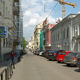 Большой Афанасьевский переулок в сторону Арбата. 2012 год
